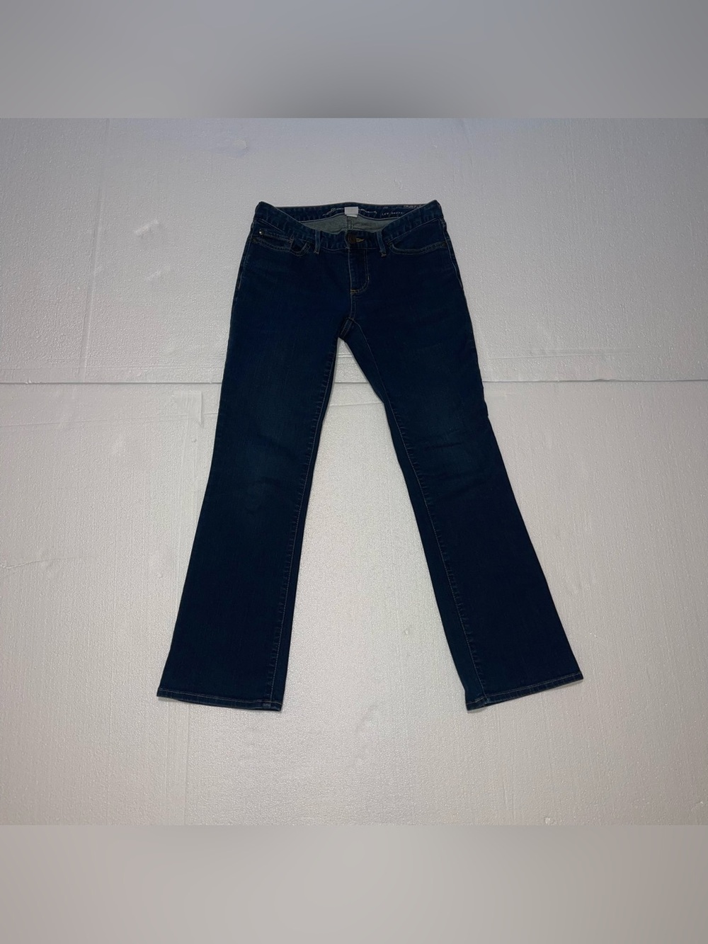 Eddie Bauer Jeans Women’s Size 4P Truly Straight Bootcut Mid Rise Stretch 2012